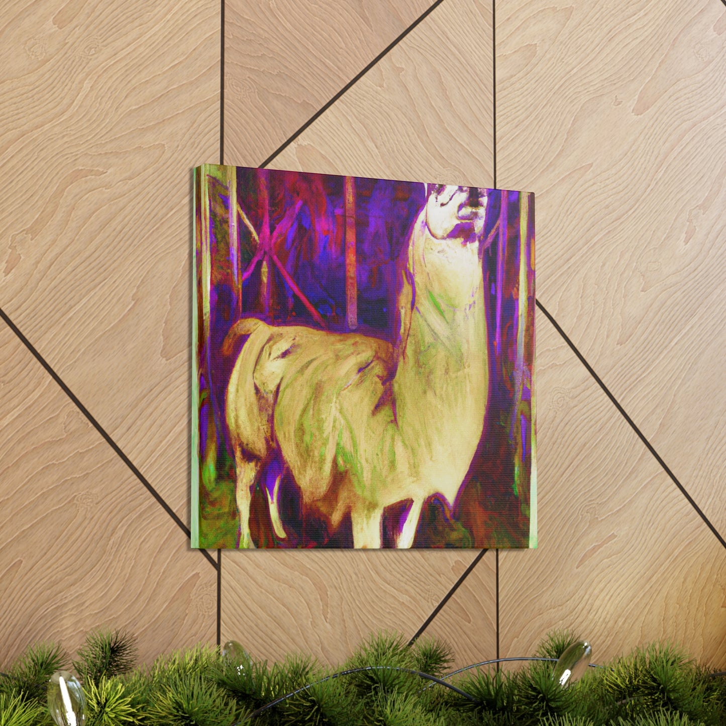 Llama Majestic Splendor - Canvas