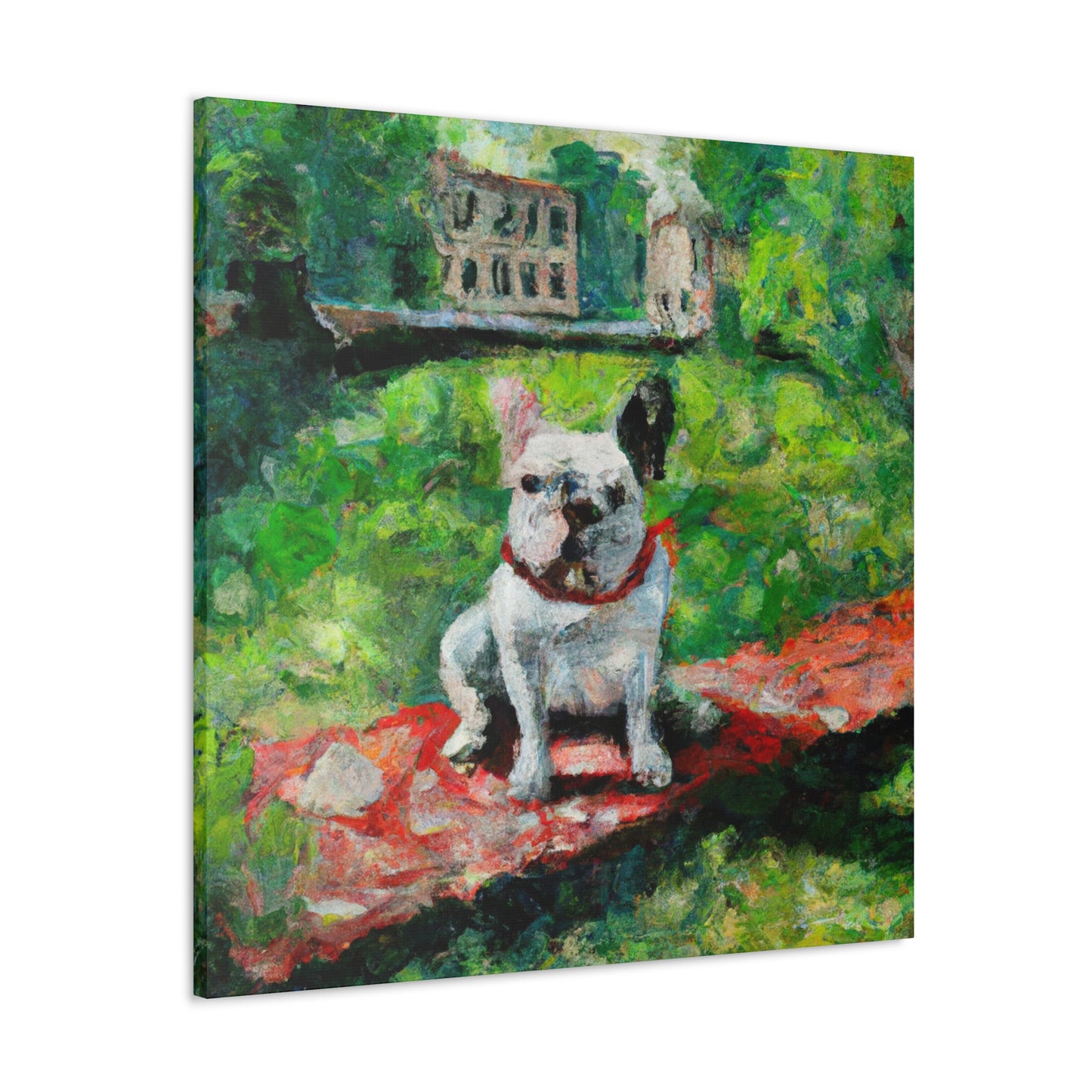 "The French Bulldog Portrait" - Canvas