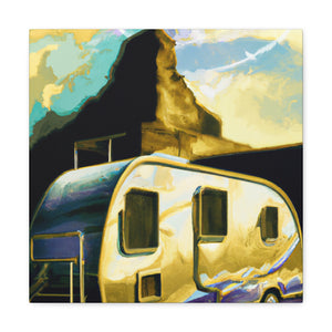 "Camping in Campervans" - Canvas