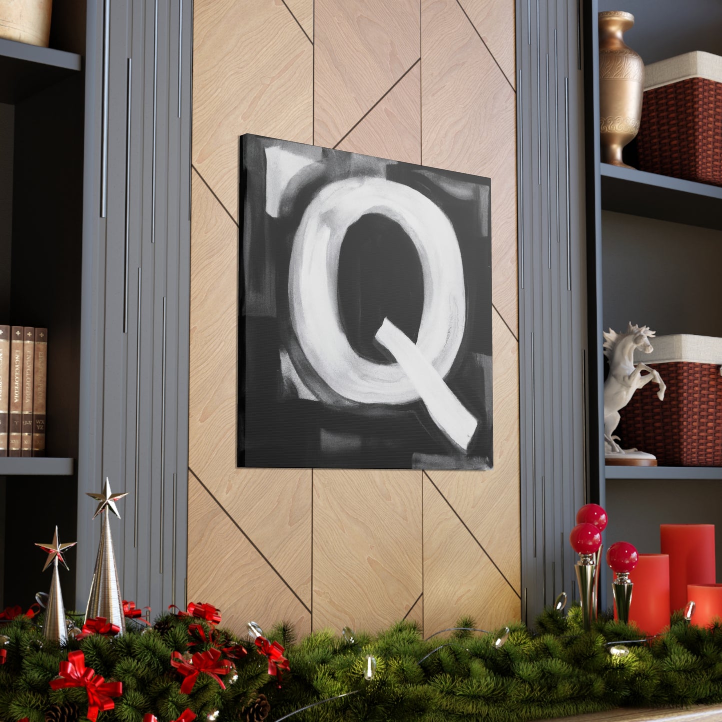 "Q's Dynamic Reflection" - Canvas