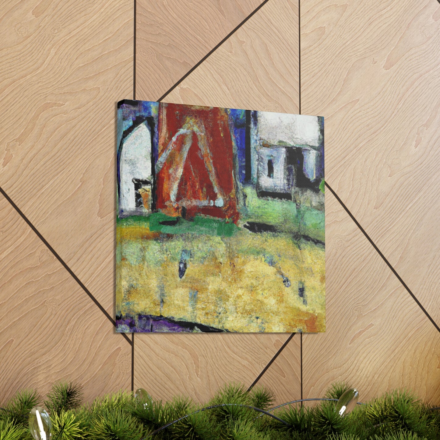 "Barn of Expressionist Joy" - Canvas