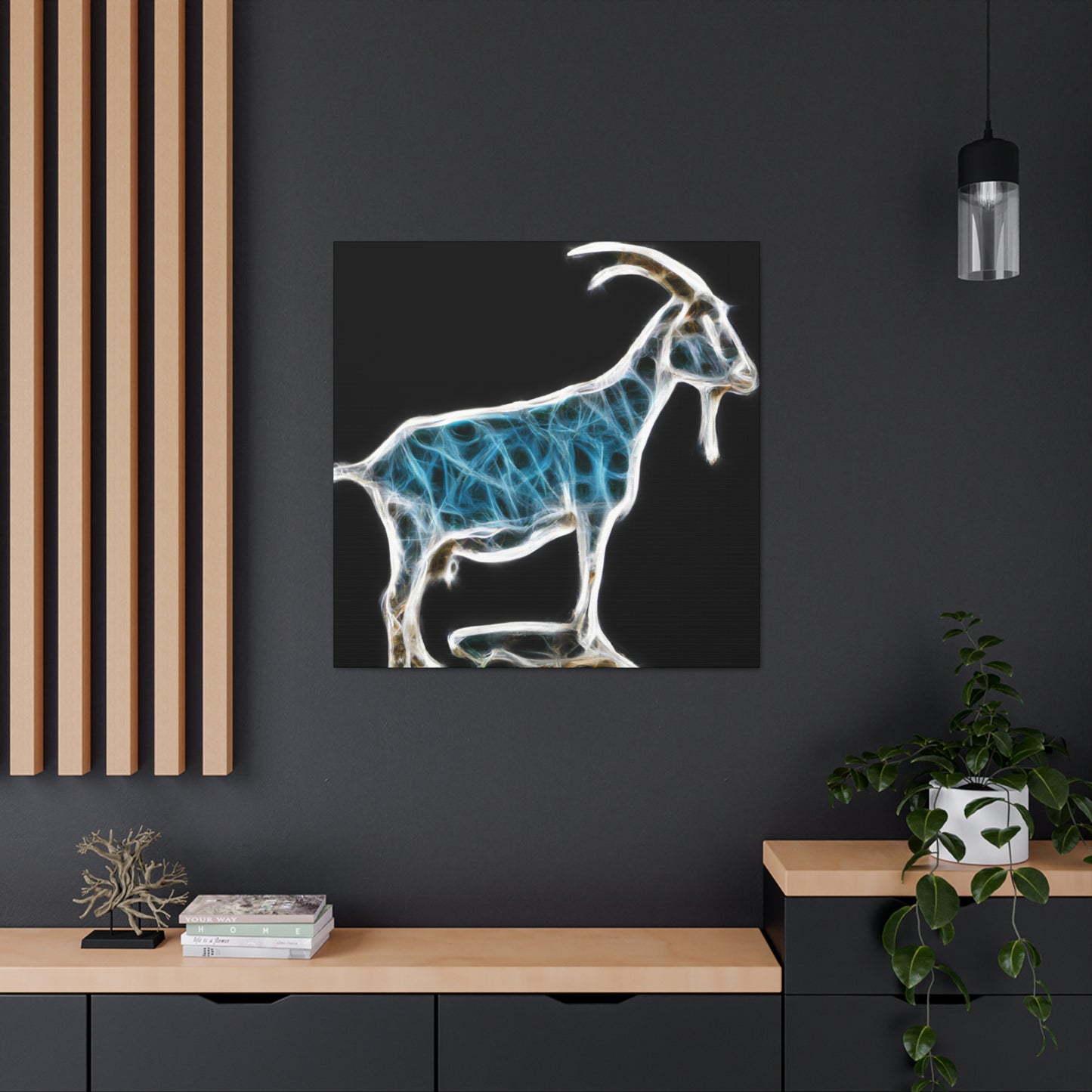 Goat on a Canvas - Canvas