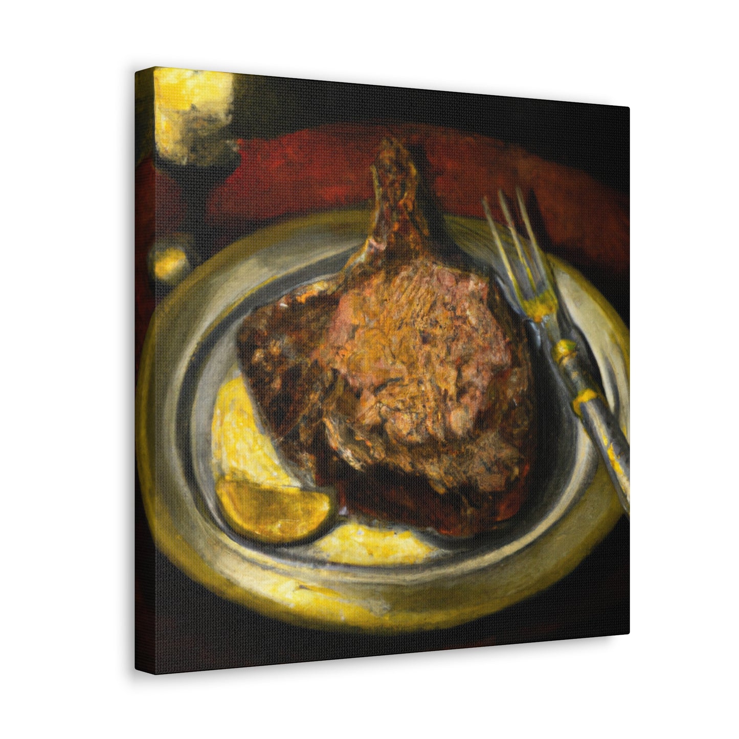 "Steak in Neoclassicism" - Canvas