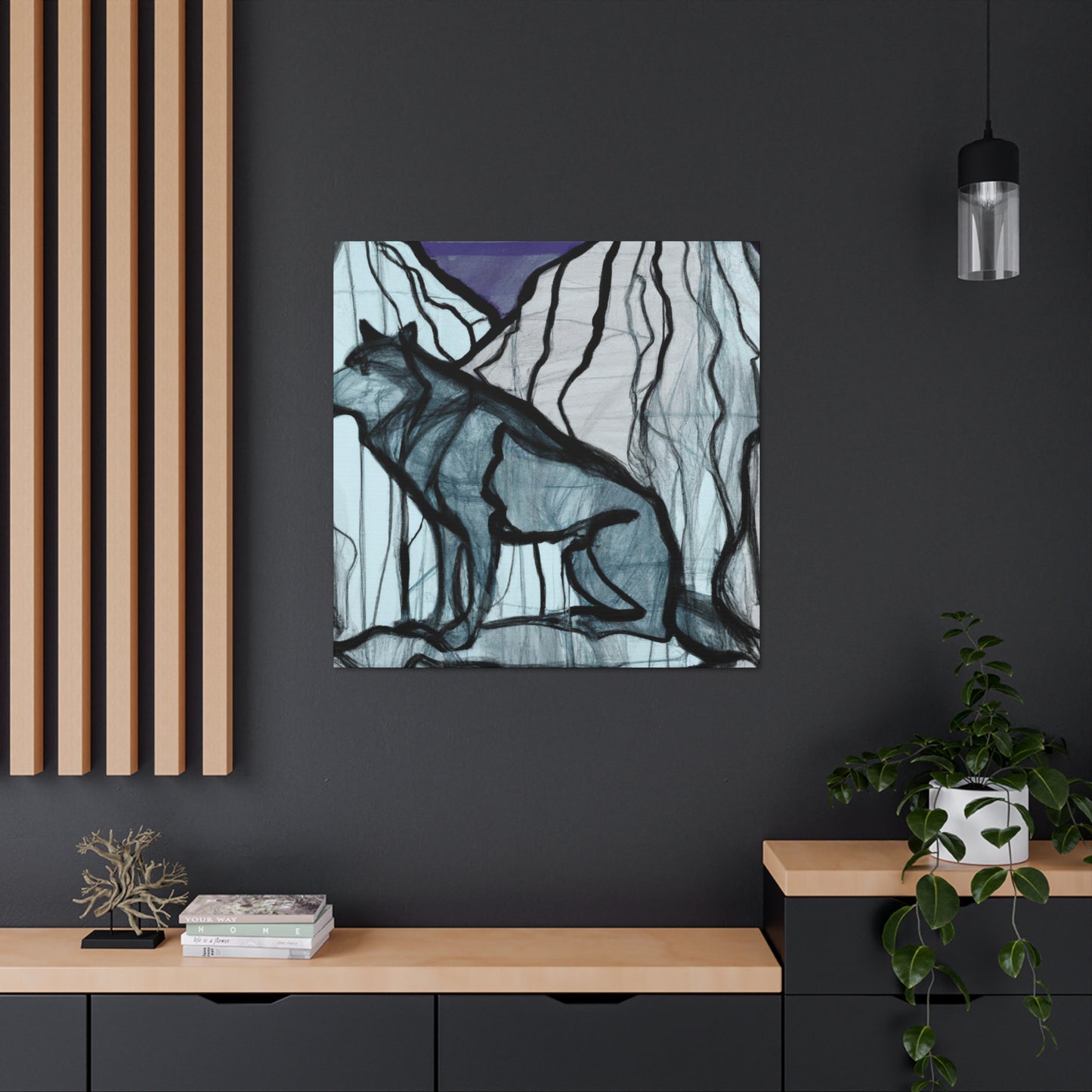 "Wolves in the Wilderness" - Canvas