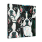 "Boston Terrier Expressionism" - Canvas