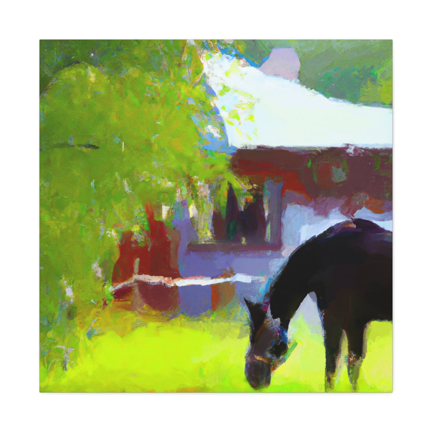 "Galloping Into Impressionism" - Canvas