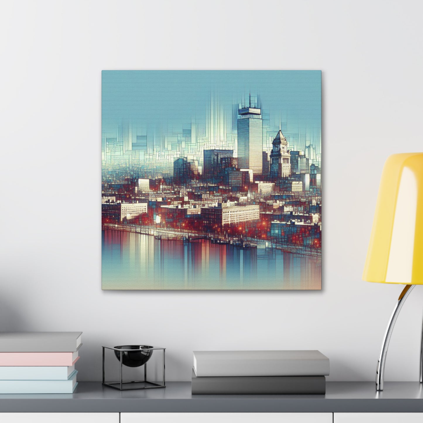 "Emerald Streets of Boston" - Canvas