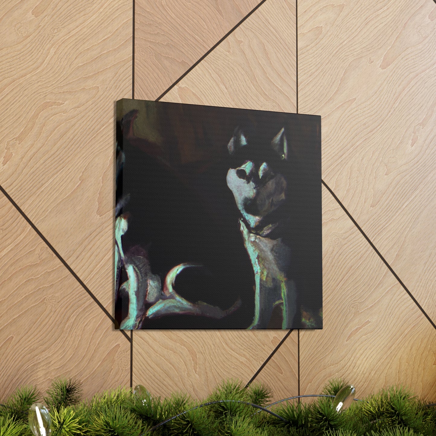 Siberian Husky Gaze - Canvas