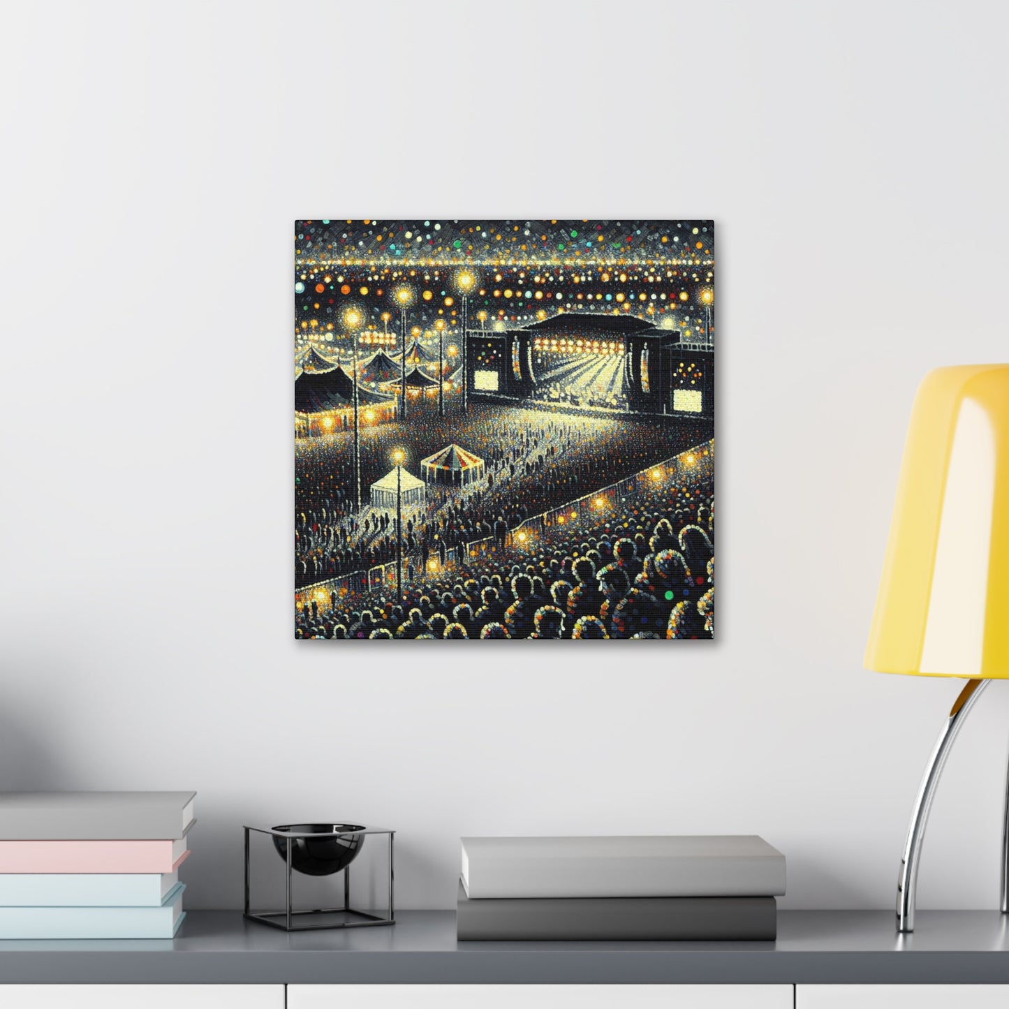 "Joyous Mosaic of Revelry" - Canvas