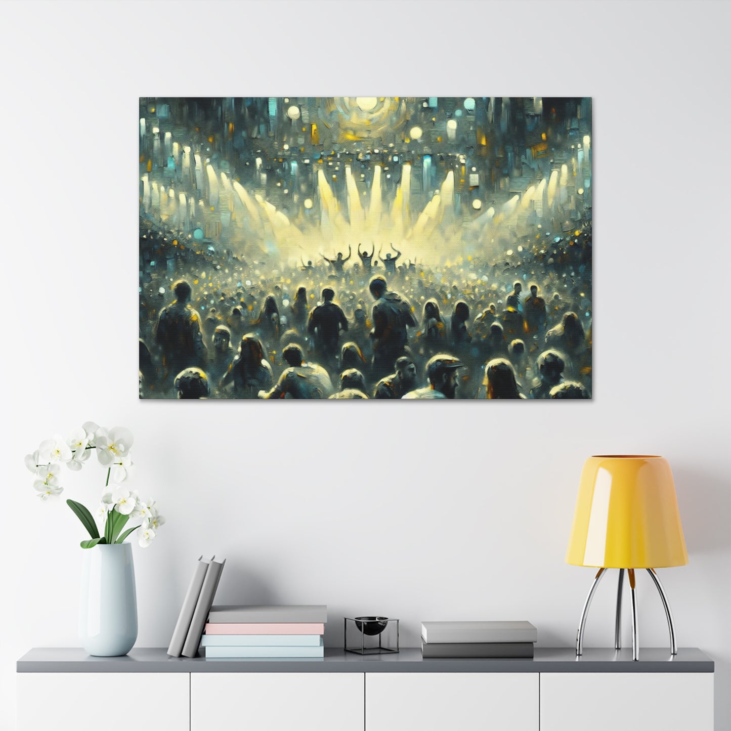 "Electric Ecstasy Enthralls" - Canvas