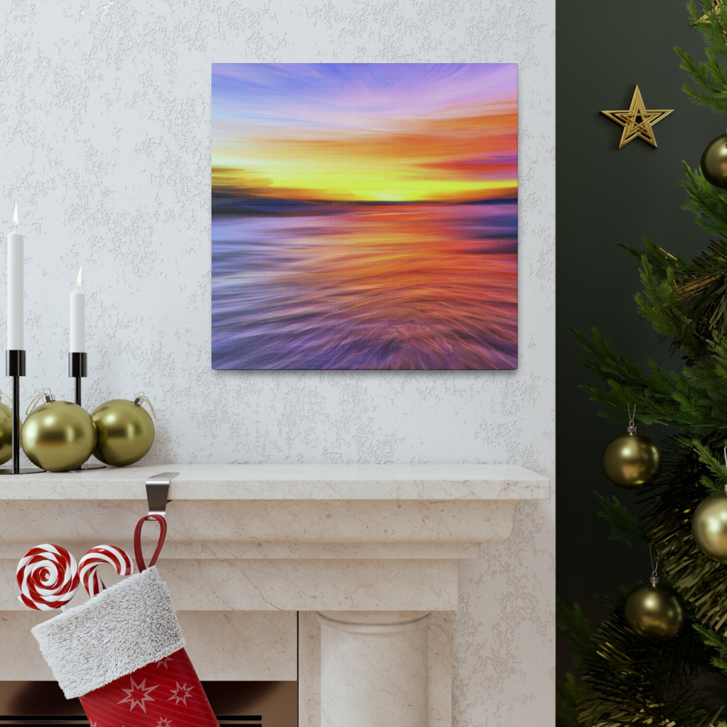 Ocean Sunrise Glows - Canvas