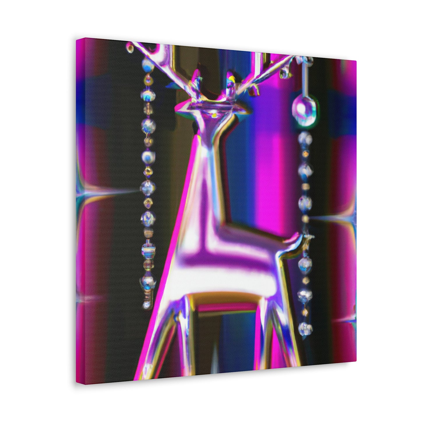 "Reindeer in Art Deco". - Canvas