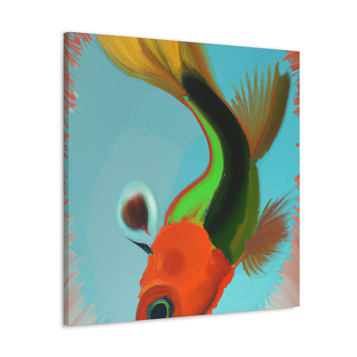 "Killifish in Twilight". - Canvas