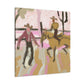 Rodeo in Impressionism - Canvas