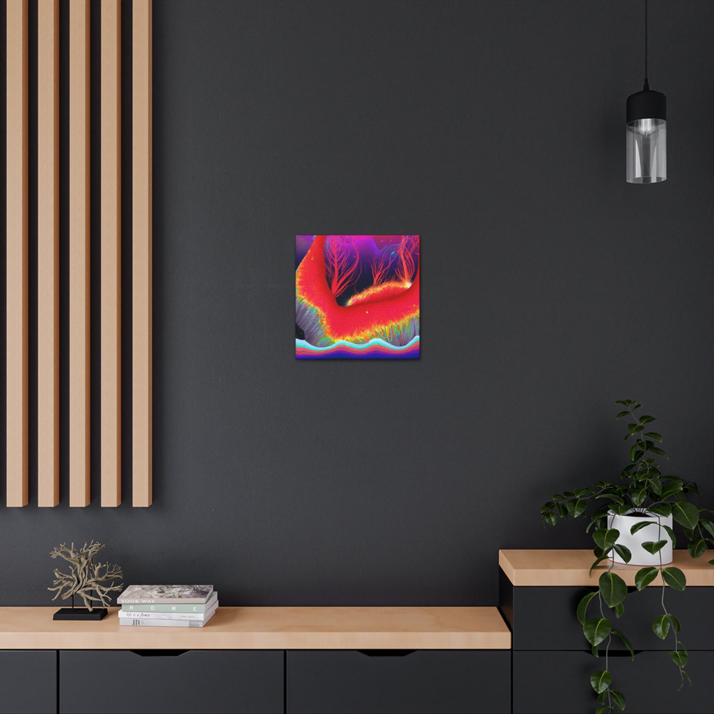 "Modern Tech Paradise" - Canvas