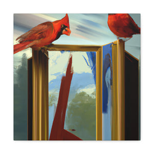 Cardinals in Dreamscape - Canvas