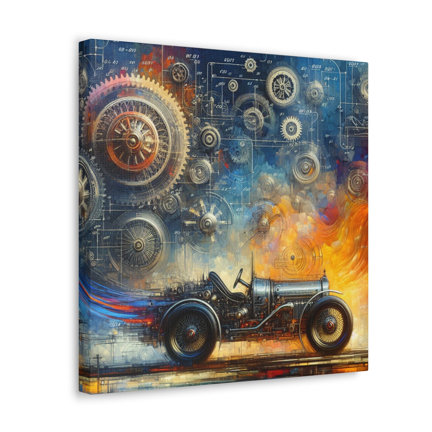 Auto Inventor's Abstract Journey - Canvas