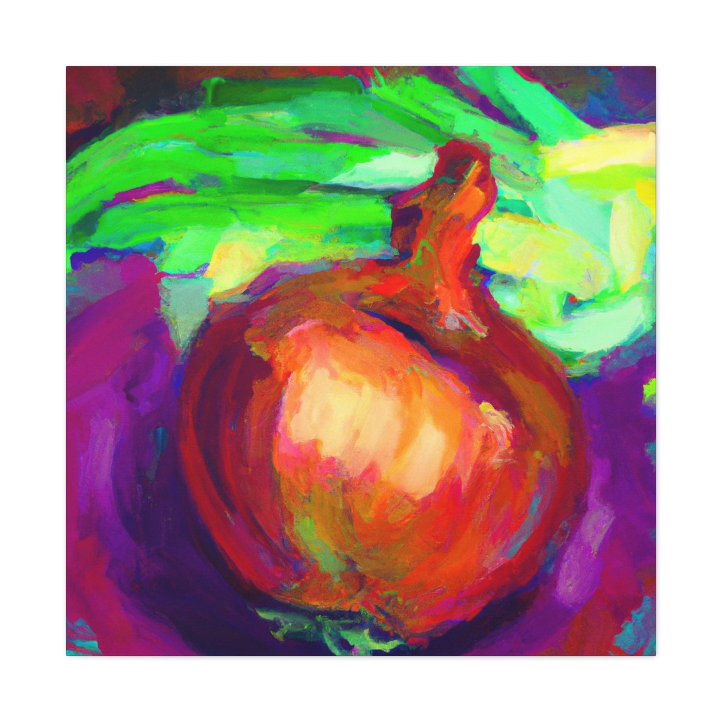 "Onion in Impressionism" - Canvas