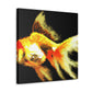 "Golden Fishes Abound" - Canvas