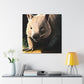 "Wombat in Art Deco" - Canvas