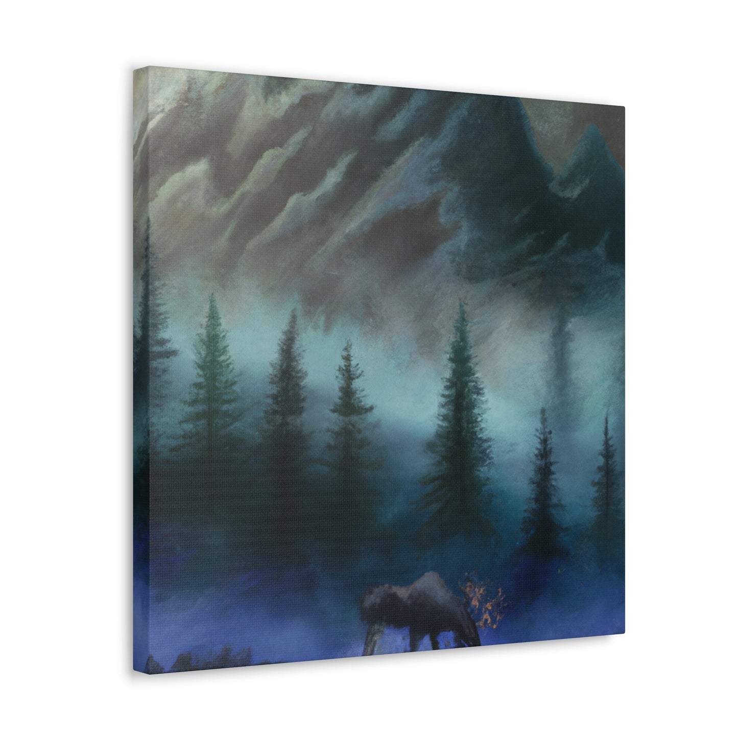 "Majestic Moose Majesty". - Canvas