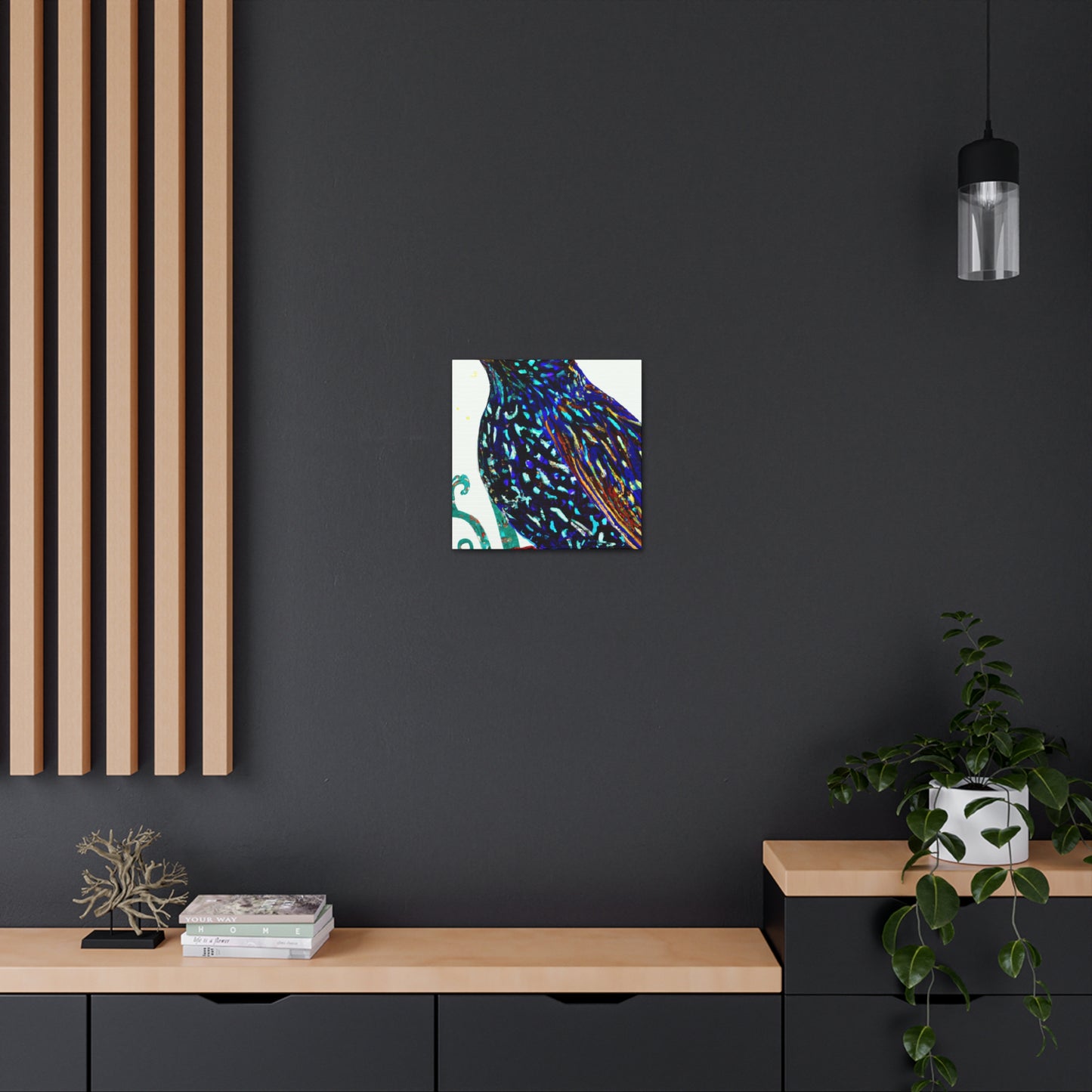 European Starling Reflection - Canvas