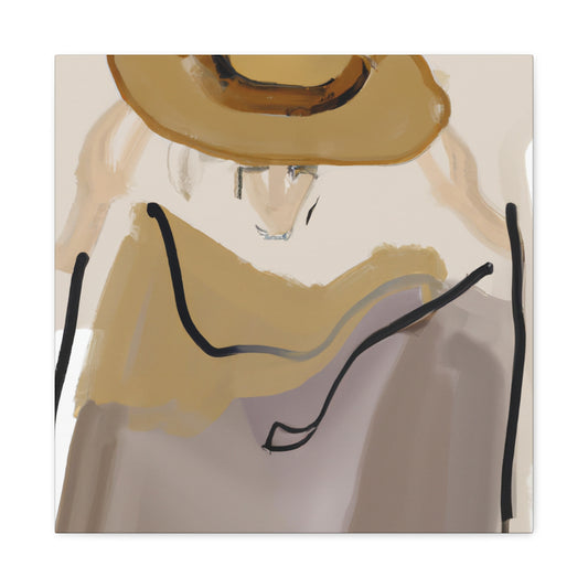 Cowboy Hat Reflection - Canvas