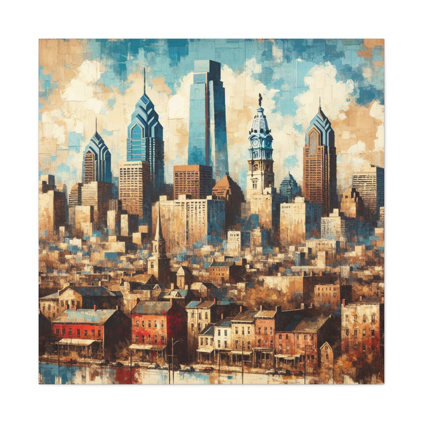 "City of Steel Horizons" - Canvas