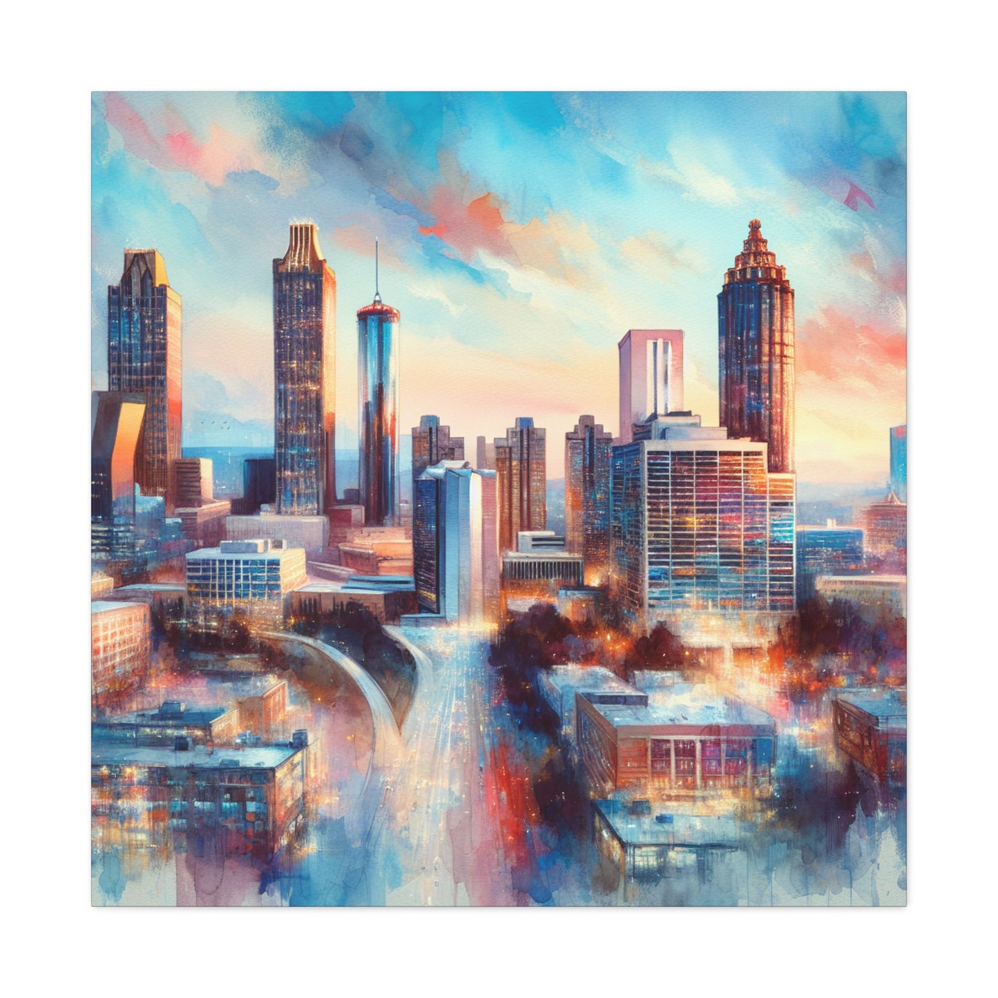 Georgia Dreamscape: Ablaze Magnolia - Canvas