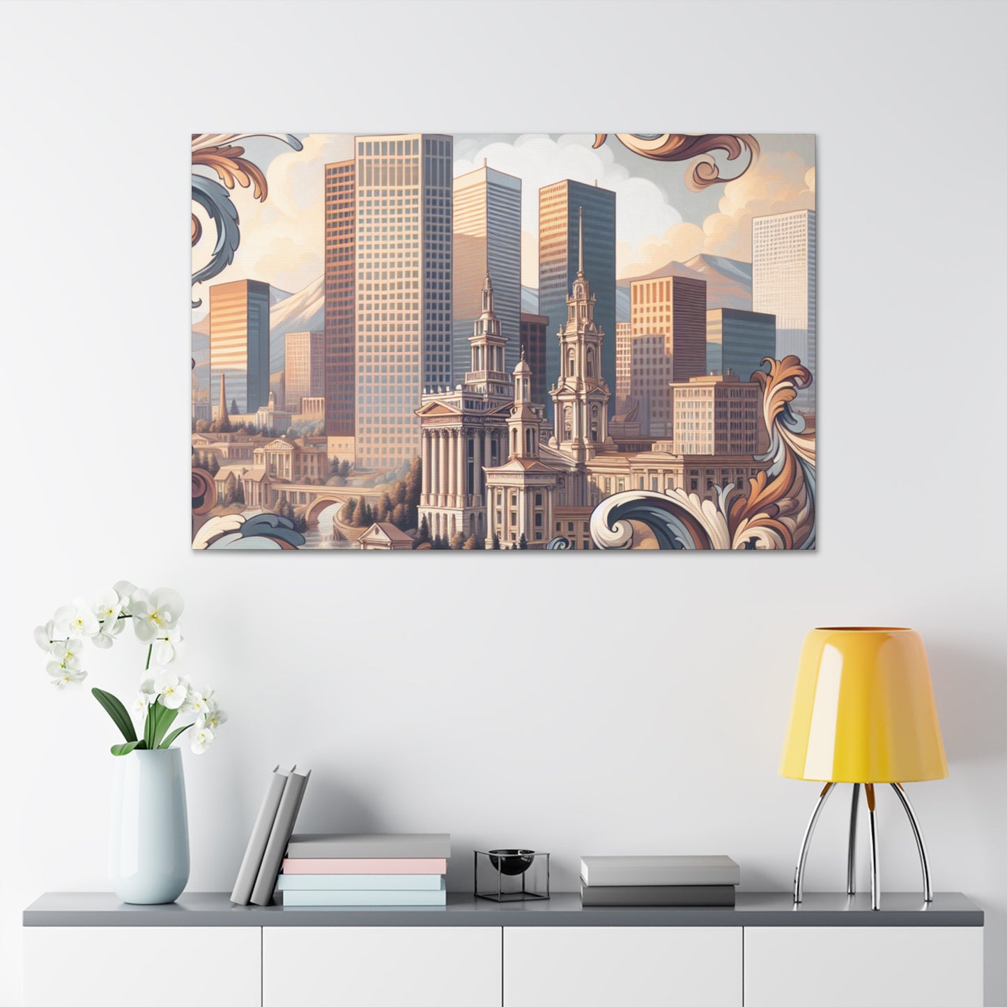 "Majestic Dreams of Denver" - Canvas