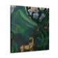 Deer in Neoclassicism - Canvas