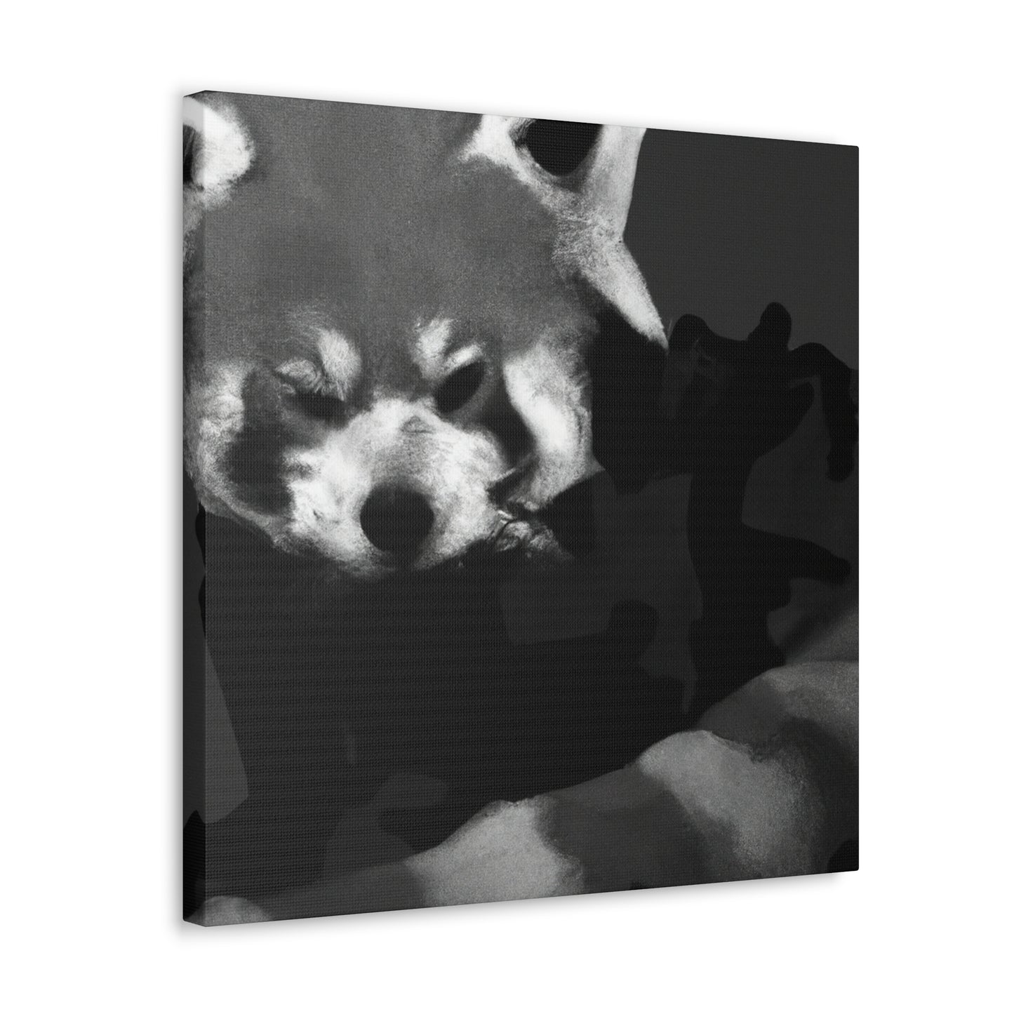 Red Panda Expressionism - Canvas