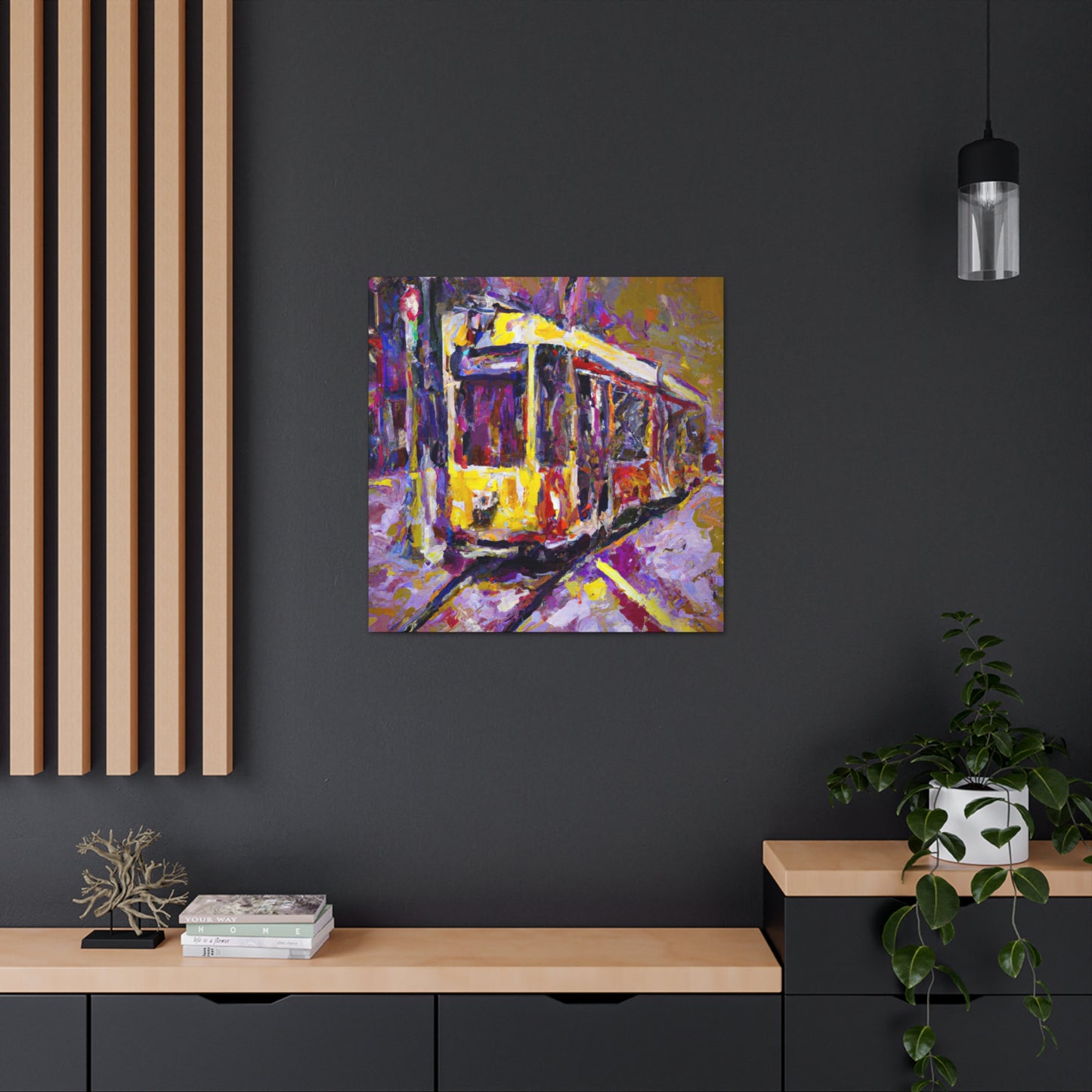 Tram in Impressionism - Canvas