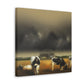 Pasture Dreaming Cow - Canvas