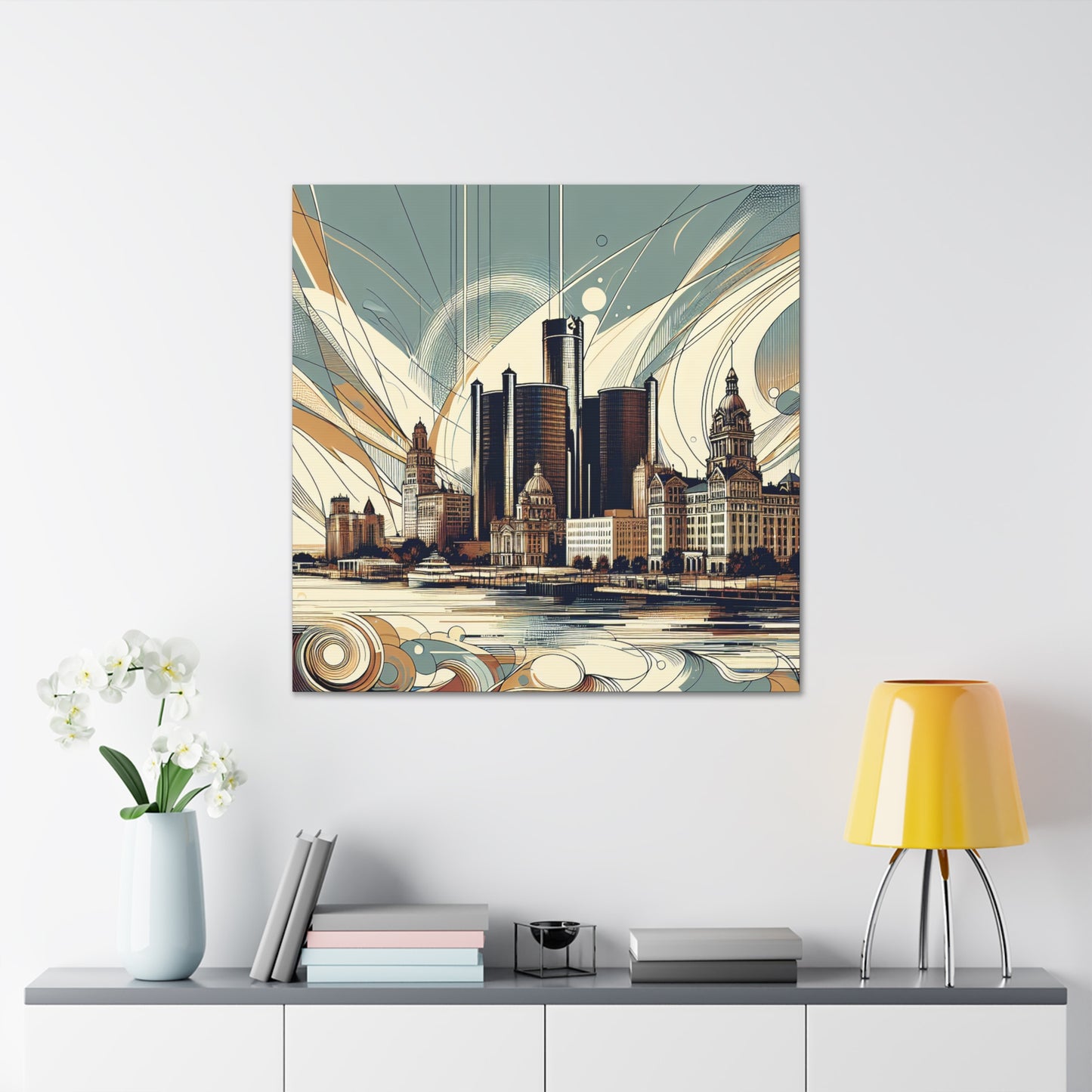 Motor City Symphony. - Canvas