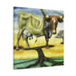 Texas Longhorn Dreamscape - Canvas