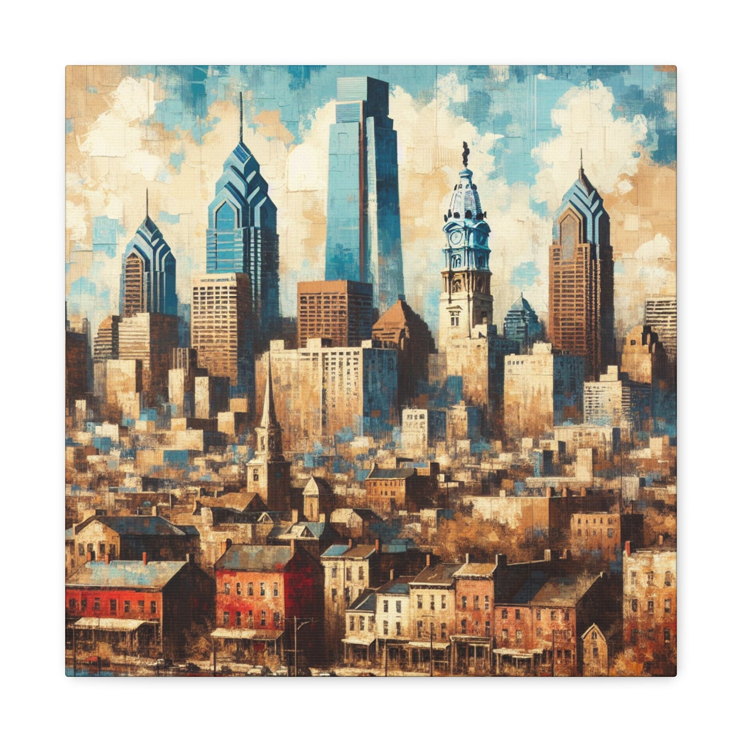 "City of Steel Horizons" - Canvas