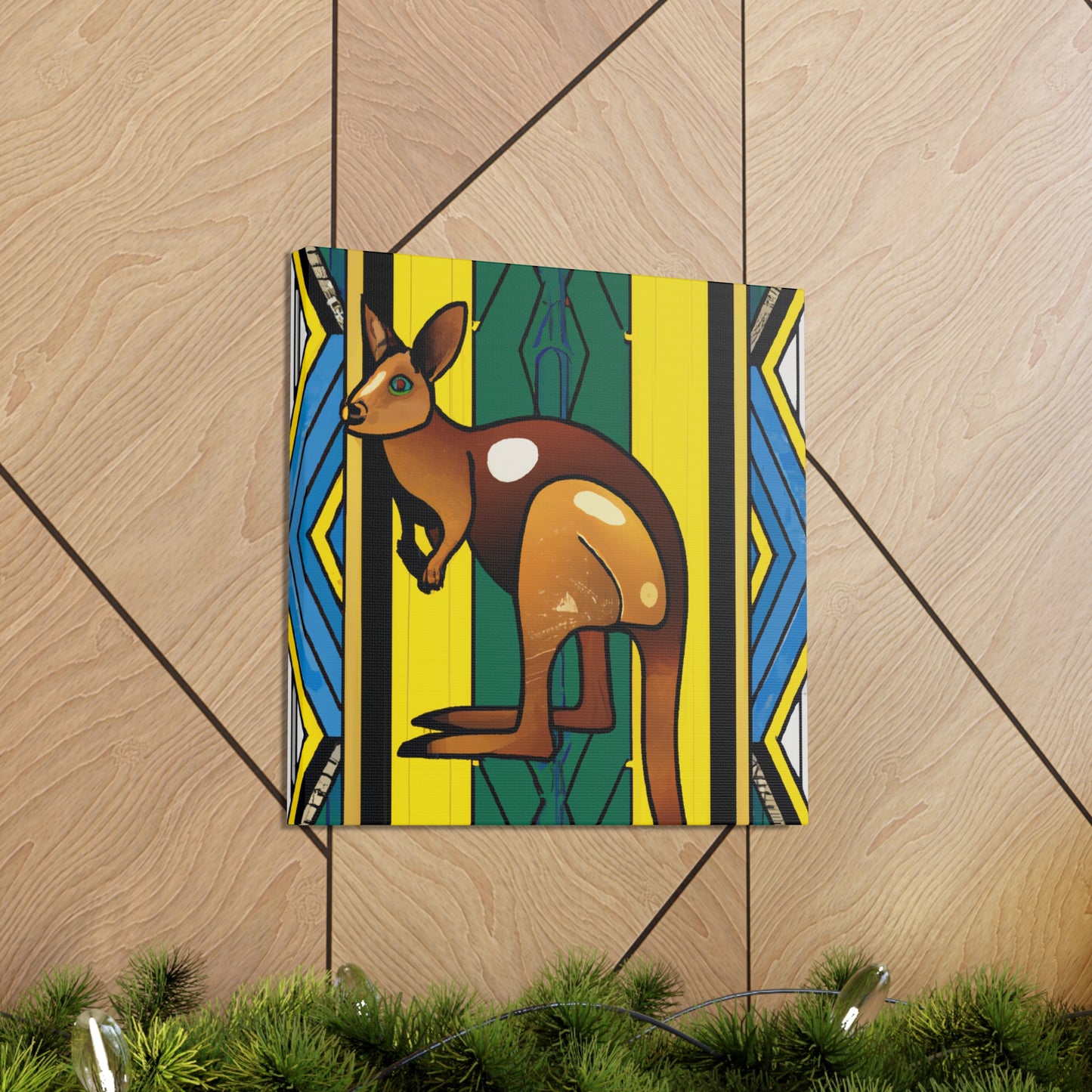 "Wallaby's Art Deco Drive" - Canvas