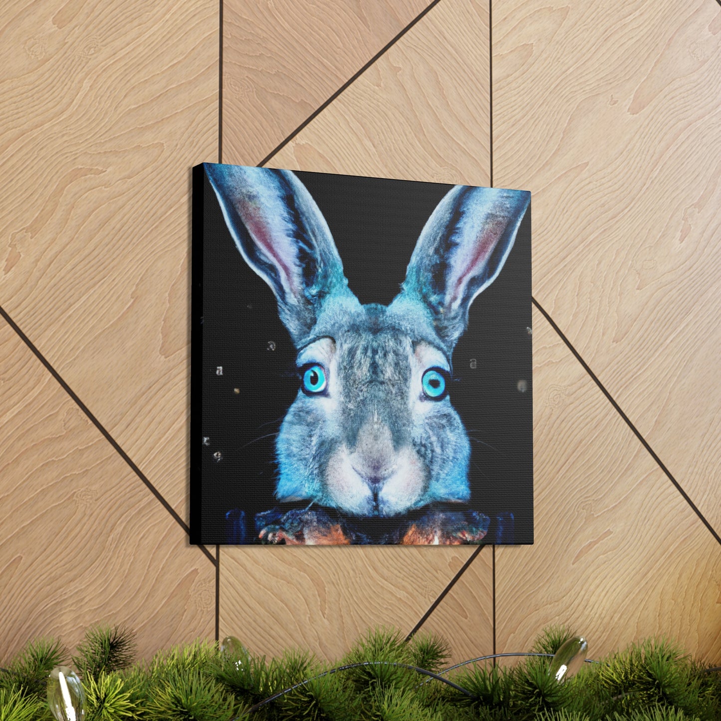 Jackrabbit in Digital Art - Canvas