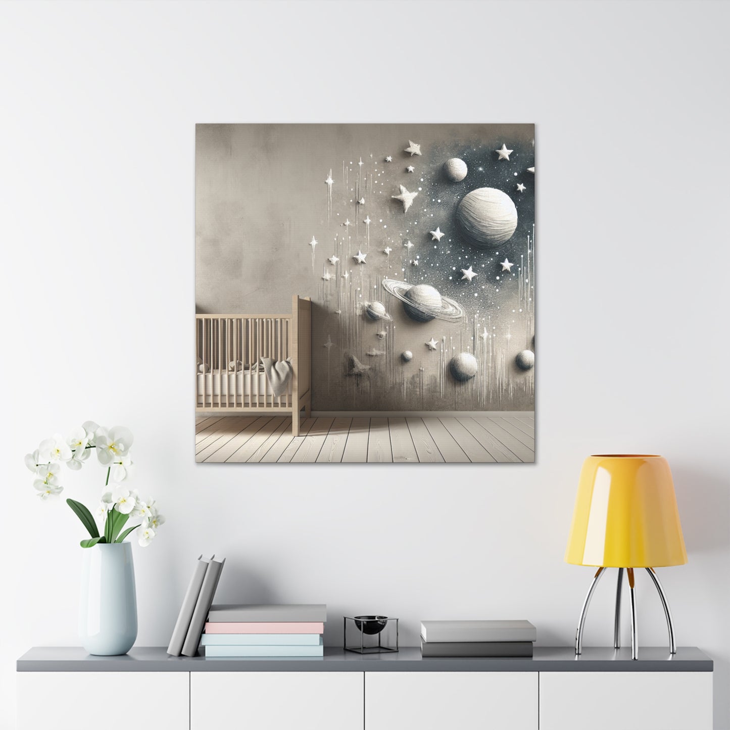 Cosmic Serenity Unveiled - Canvas