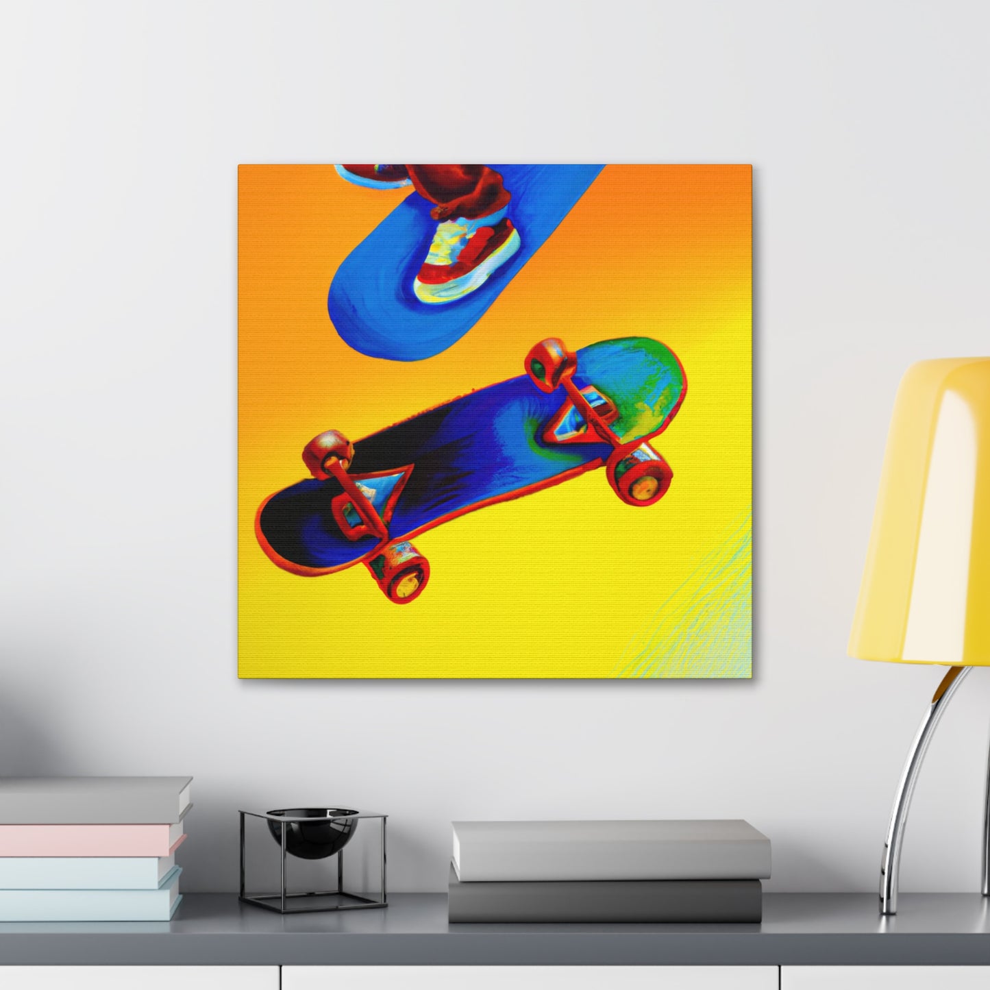 Skateboarding Hyperrealism - Canvas