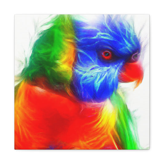 Rainbow Lorikeet Splendor - Canvas