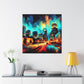 "Vibrant Urban Dream" - Canvas