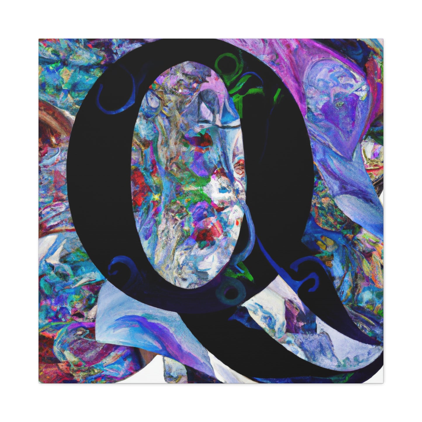 "Q's Wild Abstractions" - Canvas