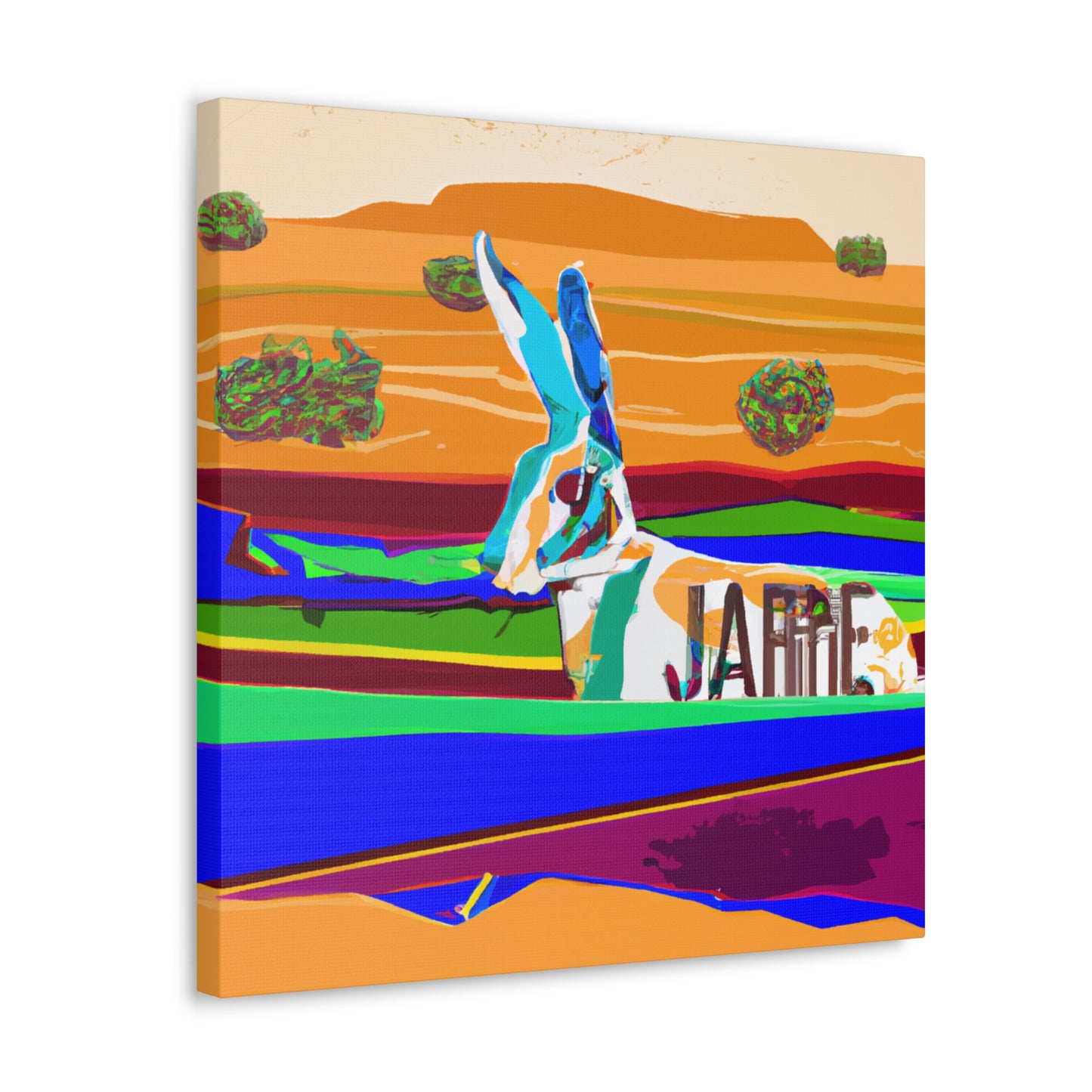 Jackrabbit on Canvas - Canvas