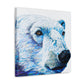 "Polar Bear in Hyperrealism" - Canvas