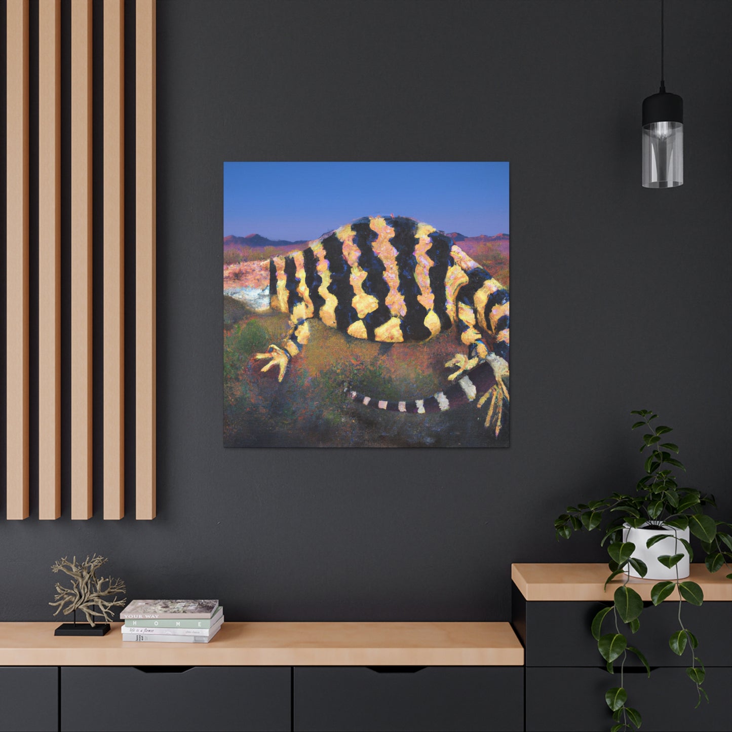 Gila Monster Surrealism - Canvas