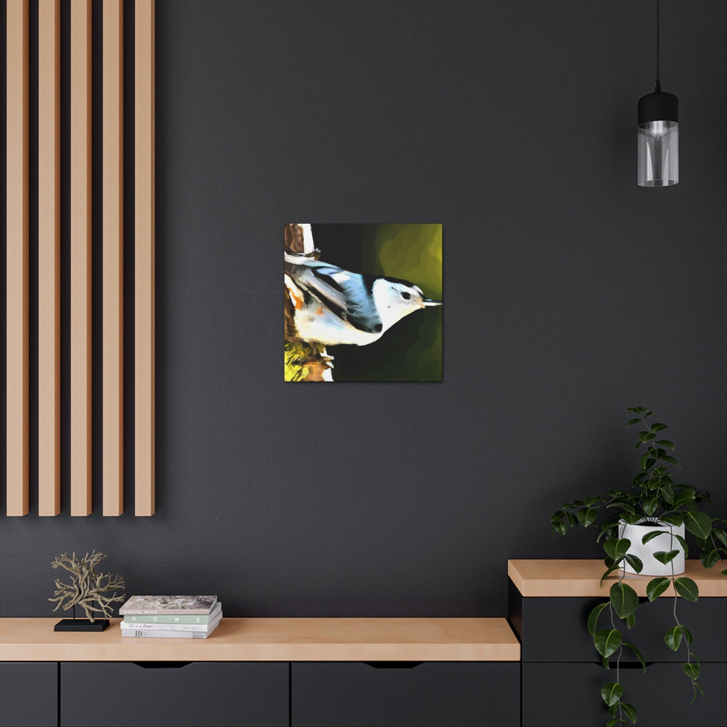 "White Breasted Nuthatch" - Canvas