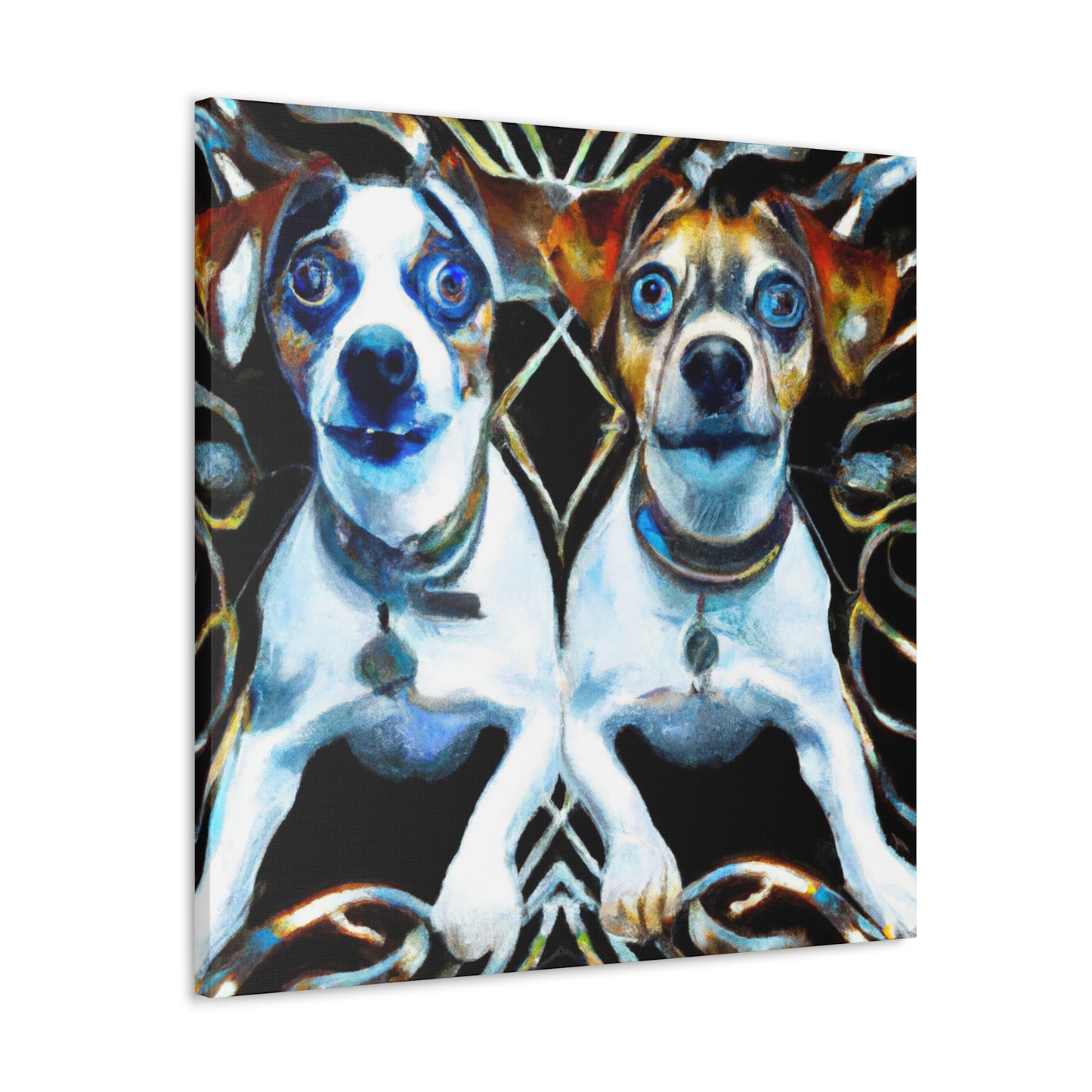 "Jack Russell Reflection" - Canvas