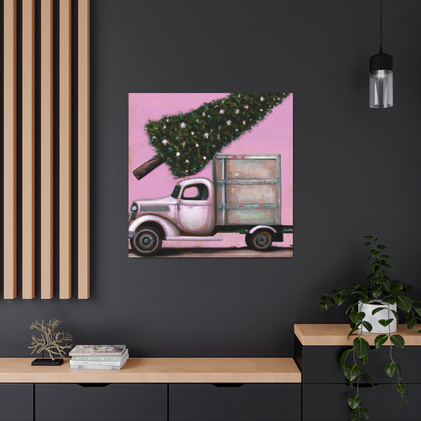 Vintage Christmas Delivery - Canvas